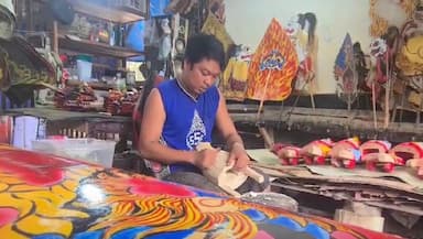 Berawal dari Cinta Seni, Bayu Raup Jutaan Rupiah dari Kerajinan Barongan