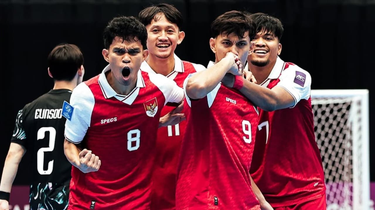 Indonesia Gilas Korea Selatan 5-0 di Piala Asia futsal 2026