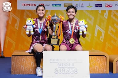 Hasil Final Thailand Masters 2026: Tiwi/Fadia Raih Gelar Juara Perdana, Leo/Bagas Naik Podium Tertinggi usai Bekuk Raymond/Joaquin