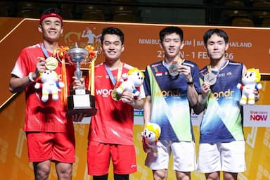 Daftar Juara Thailand Masters 2026: Indonesia Juara Umum, Wakil Merah Putih Borong 4 Gelar