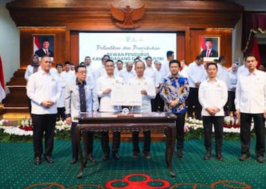 Dilantik di Gedung Grahadi, Kadin Jatim Tetapkan Tujuh Fokus Strategis