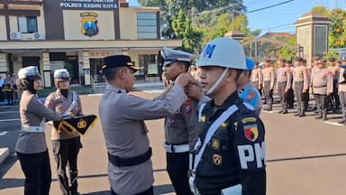 Polres Kediri Kota Gelar Apel Pasukan Operasi Keselamatan 2026