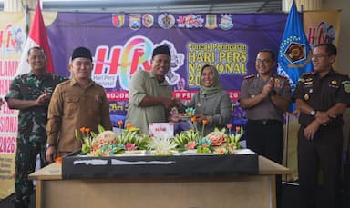 Peringati HPN ke-80, Wali Kota Ning Ita Ajak Pers Jaga Kondusivitas Kota Mojokerto