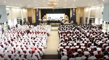 Ribuan Calon Jemaah Haji Sumenep Ikuti Manasik Haji Tingkat Kabupaten