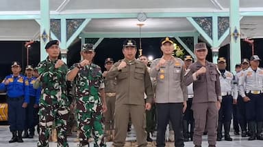 Ciptakan Suasana Kondusif Jelang Ramadan, Pemkab Madiun Gelar Patroli Gabungan