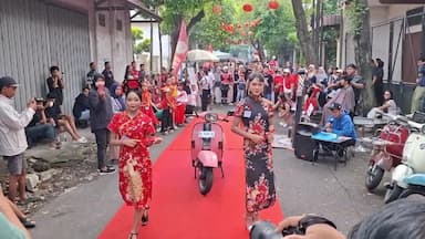 Sambut Imlek, Kawasan Pecinan Pakelan Kediri Disulap Jadi Ruang Kreatif KOPINANG