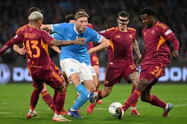 Hasil Liga Italia: Napoli dan AS Roma Berbagi Poin, Bologna Kembali ke Jalur Kemenangan usai Bekuk Torino