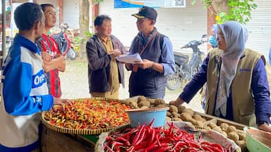 Sidak Pasar Pahing Kota Kediri, Pastikan Harga Beras Dan MinyakKita Stabil Selama Ramadan 2026