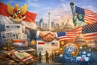 RI-AS Teken Perjanjian Dagang, AMSI Berharap Ada Perlindungan Industri Media Nasional