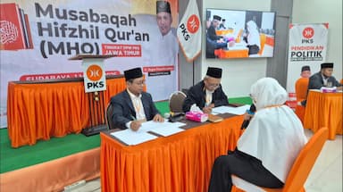 Sosok Harianto, Tuna Netra Hafal 11 Juz Getarkan MHQ PKS Jatim