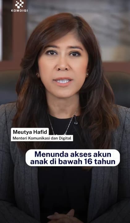 Lawan "Raksasa Algoritma", Komdigi Batasi Akun Media Sosial Anak di Bawah 16 Tahun