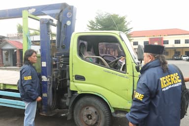 Dua Pelaku Pencurian Truk Hino di Mojoanyar Dibekuk Polres Mojokerto