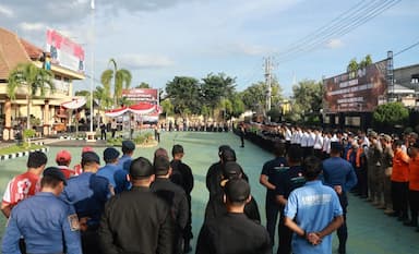 Ratusan Personel Dikerahkan Amankan Kelancaran Mudik Lebaran di Banyuwangi