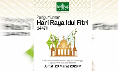 PCINU Jerman Tetapkan 1 Syawal 1447 H Jatuh pada 20 Maret 2026