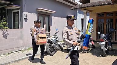 Resahkan Warga, Polisi Amankan Ratusan Selongsong Petasan dari Rumah di Ponorogo