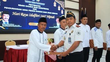 455 Warga Binaan Lapas Banyuwangi Terima Remisi Idul Fitri, 3 Orang Langsung Bebas