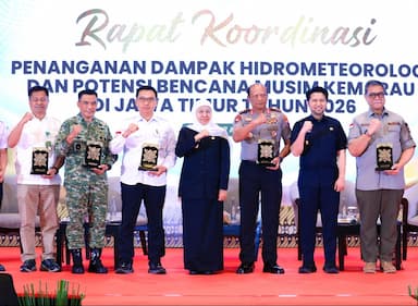 Gubernur Khofifah Ajak Semua Pihak Siaga Hadapi Kemarau Serta Kebakaran Hutan dan Lahan