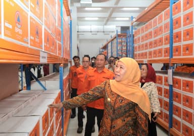 Gubernur Khofifah Resmikan Gedung Gerha Majapahit dan GOR BPBD Jatim