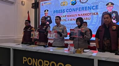 Polres Ponorogo Ungkap Peredaran 301 Gram Sabu, Nilai Capai Rp390 Juta