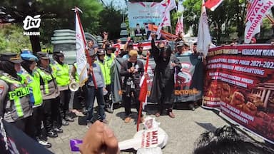 Aktivis Geruduk DPRD Magetan, Desak Pengusutan Tuntas Dugaan Korupsi Pokir