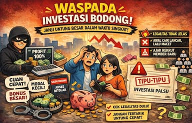 Kenali Modus Penipuan Berkedok Investasi Sebelum Uang Anda Hilang