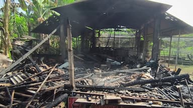 Diduga Diang Picu Kebakaran, 7 Kambing Hangus di Magetan