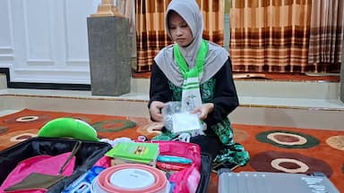 Daftar Sejak Usia 5 Tahun, Nadien Syarifah Siap Berangkat Haji di Usia 18 Tahun