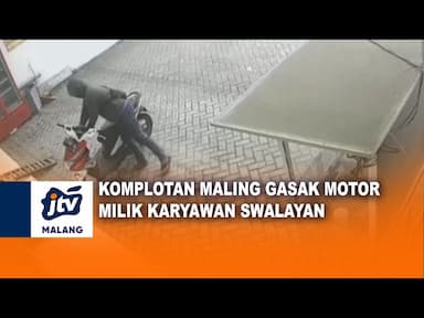 Komplotan Maling Gasak Motor Milik Karyawan Swalayan