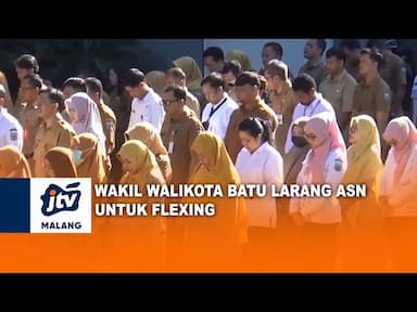 Wakil Walikota Batu Larang ASN untuk Flexing