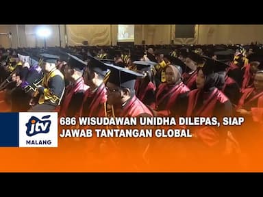 Siap Jawab Tantangan Global Wisudawan 686 UNIDHA Dilepas