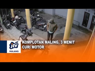 Komplotan Maling Butuh 3 Menit Curi Motor