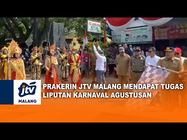 Prakerin JTV Malang Mendapat Tugas Liputan Karnaval Agustusan