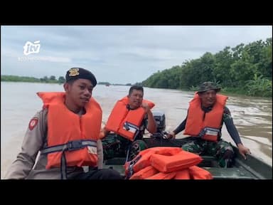 Pencarian Korban Hanyut di Sungai Bengawan Solo Bojonegoro Diperluas