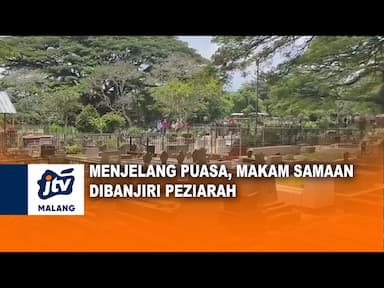Jelang Puasa Makam TPU Samaan Dibanjiri Peziarah
