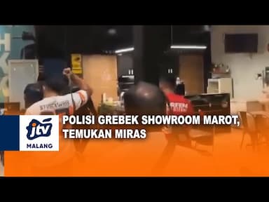 Polisi Grebek Showroom Motor Sambi Jualan Miras