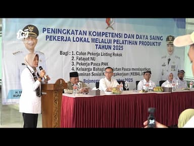 Tingkatkan Kualitas SDM, Pemkab Bojonegoro Gelar Pelatihan Produktif Bagi Warga