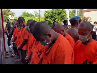 Polres Bojonegoro Ringkus 6 Preman Dalam Operasi Pekat