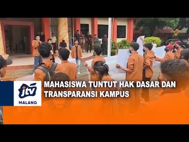 Mahasiswa Unikama Gelar Demo Tuntut Fasilitas Kampus