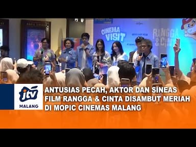 Aktor dan Cineas Film Rangga dan Cinta Disambut Meriah