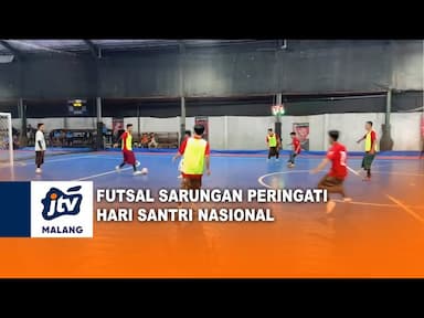 Futsal Sarungan Warnai Peringati Hari Santri Nasional