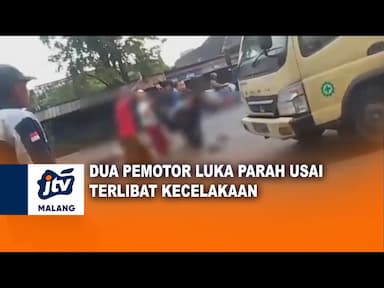 Dua Pemotor Luka Parah Usai Terlibat Kecelakaan