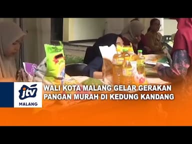 Wali Kota Malang Gelar Gerakan Pangan Murah di Kedungkandang