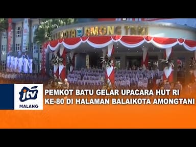 Pemkot Batu Gelar Upacara Peringatan HUT RI ke 80