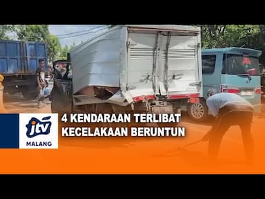 Empat Kendaraan Terlibat Kecelakaan Beruntun