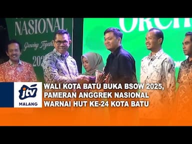 Wali Kota Batu Buka Pameran Anggrek Nasional