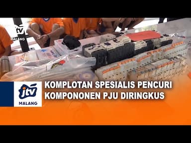 Komplotan Spesialis Pencurian Komponen PJU Ditangkap Polisi
