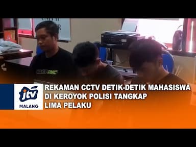 Mahasiswa Dikeroyok Terekam CCTV Berhasil Ditangkap Polisi