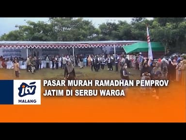 Pasar Murah Ramadhan Pemprov Jatim Diserbu Warga