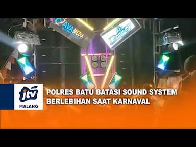 Polres Batu Batasi Sound System Berlebihan Saat Karnaval