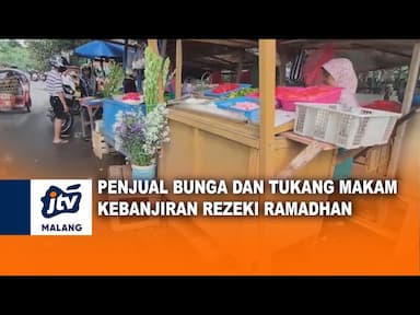 Penjual Bunga dan Tukang Makam Kebanjiran Rezeki Ramadhan